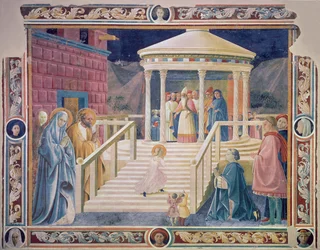 La Présentation de la Bienheureuse Vierge Marie au Temple, 1433-34